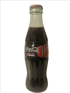 Coca-Cola Bottle Nascar with Red and Green Accents